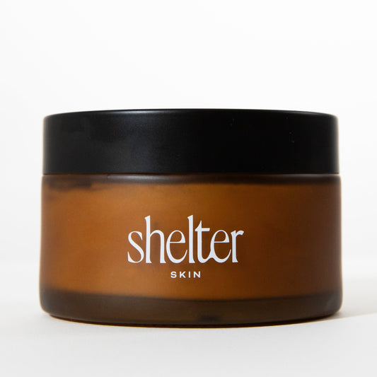No.1 Vanilla Tallow Body Butter in a sleek brown jar with a black lid, perfect for moisturizing skin.
